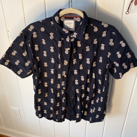 Men's short sleeve button slim fit - Picture 3 of 3